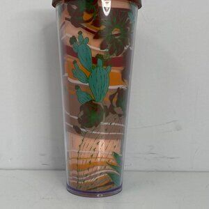 2019 Starbucks Terracotta Desert Cactus Summer Venti Tumbler 24oz No straw